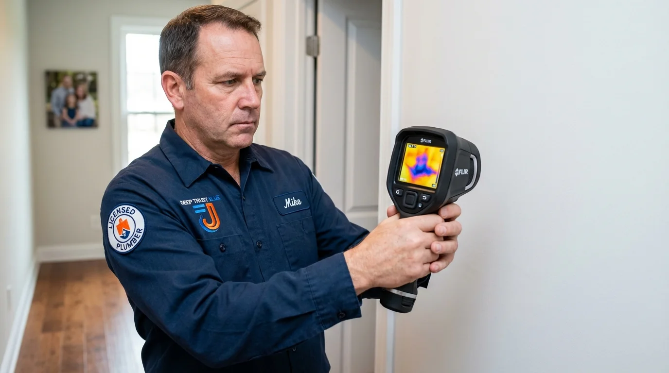 Thermal imaging leak detection by Johns Plumbing LLC in Wausau